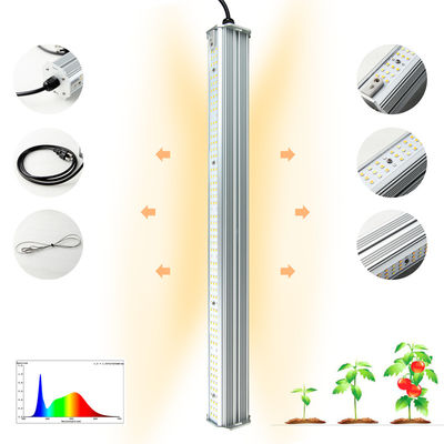 качество  4 Feet Professional Double Sided Light Full Spectrum Waterproof LED Hydroponic Tube Grow Light Bar завод